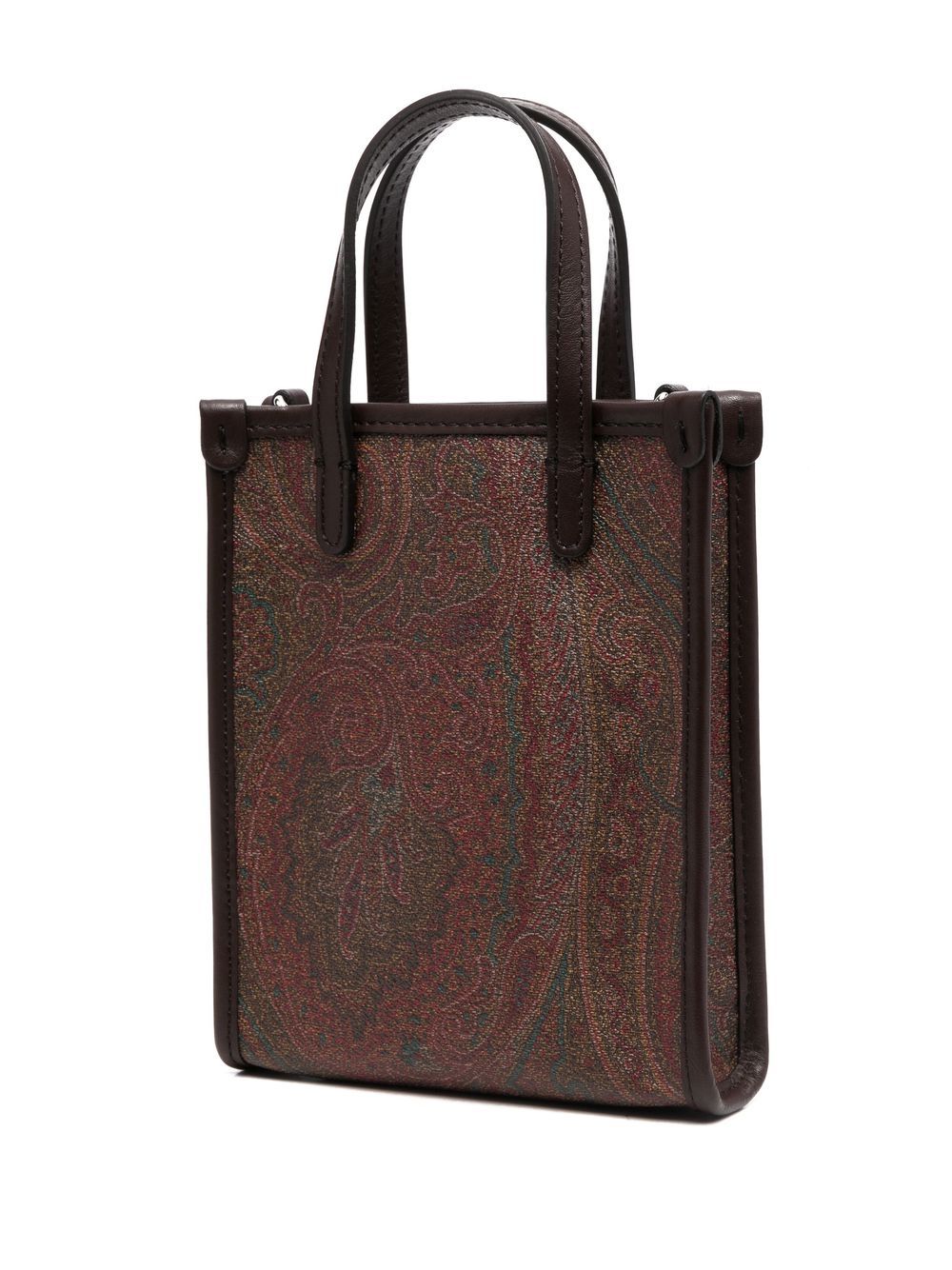 Shop Etro Paisley-print Tote Bag In Brown