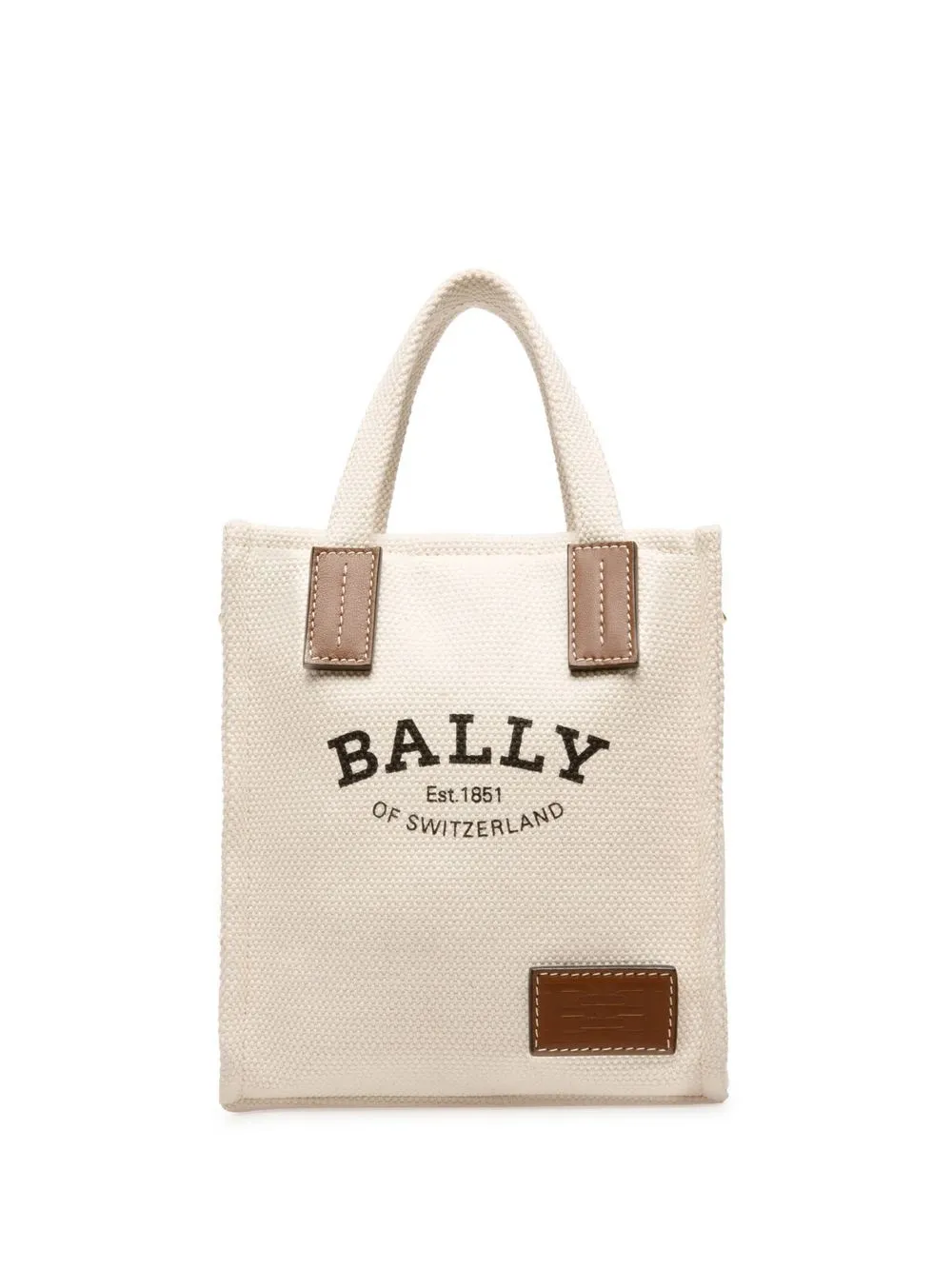 Bally mini sac Crystalia à logo imprimé - Tons neutres Top Merken Winkel