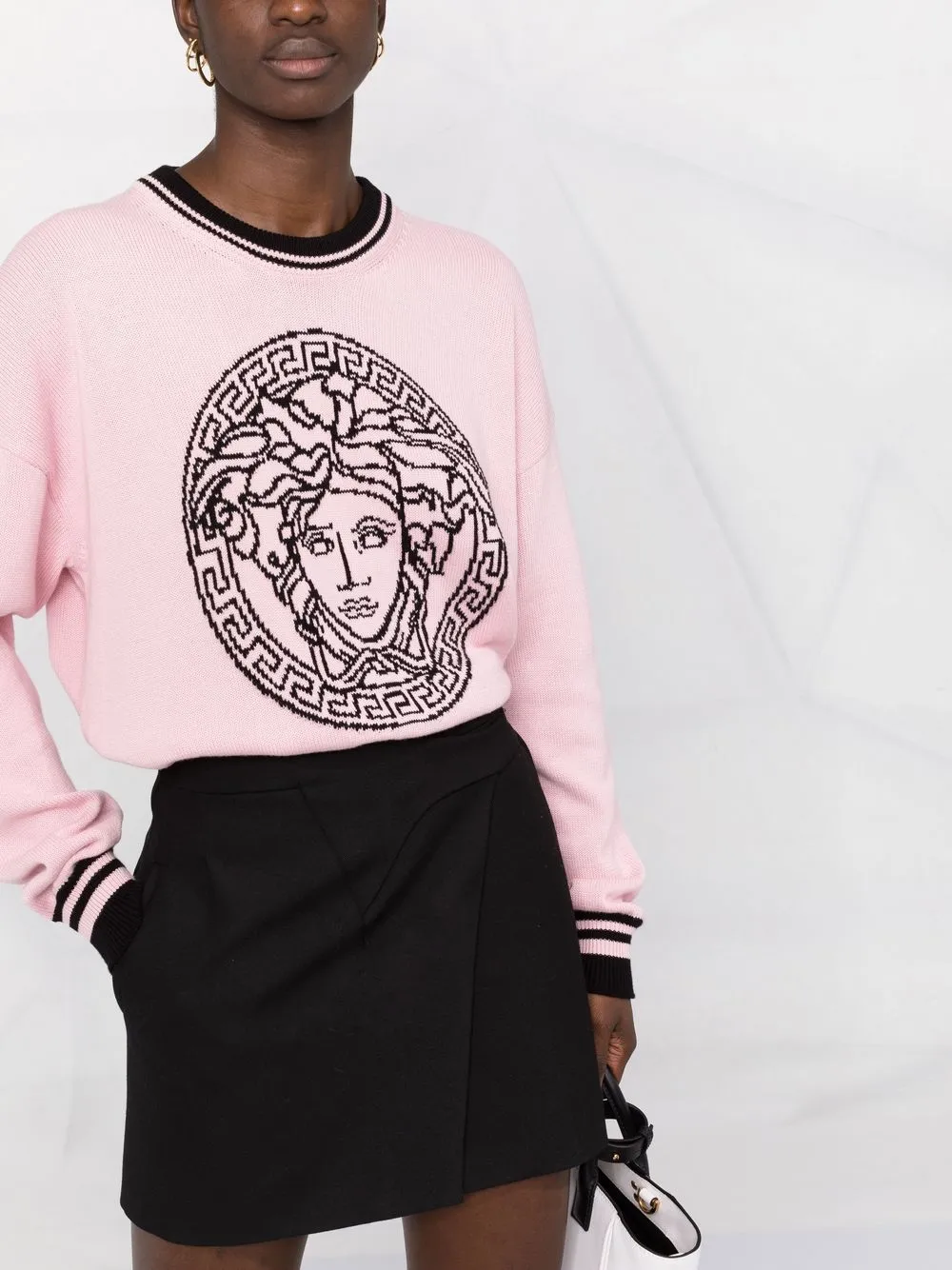 Versace Medusa intarsiaknit Jumper Farfetch