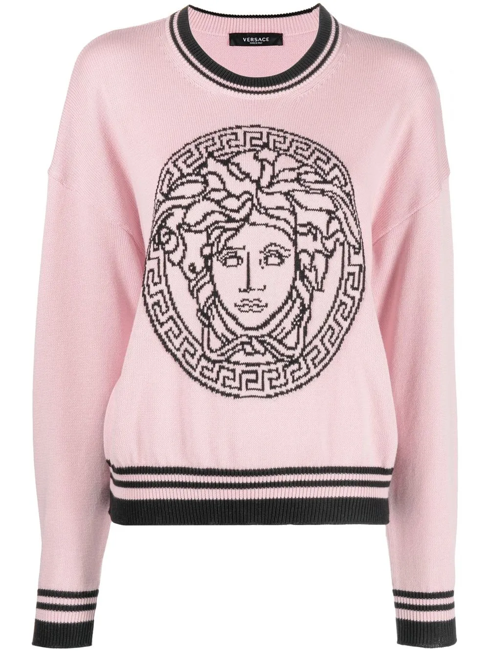 

Versace suéter Medusa en inatrsia - Rosado