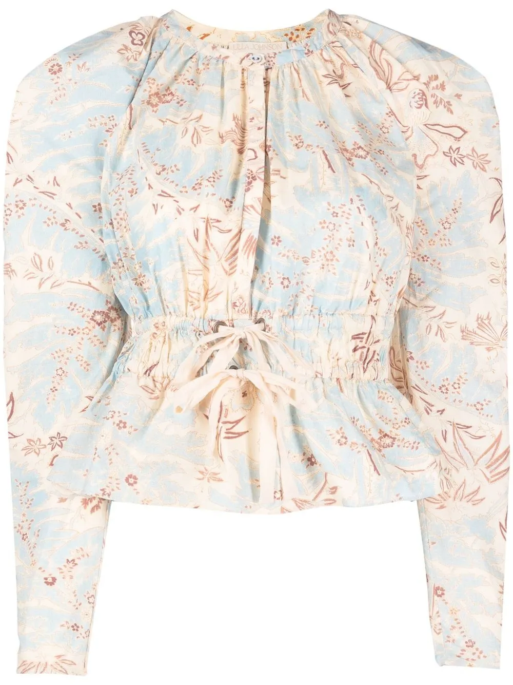 

Ulla Johnson blusa con estampado gráfico - Neutro