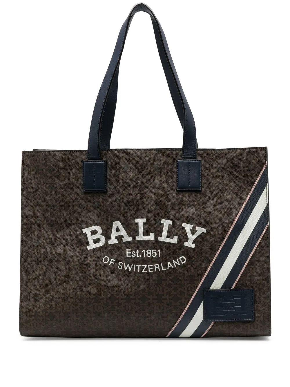 Bally sac à main Crystalia à motif monogrammé | marron | Image 1