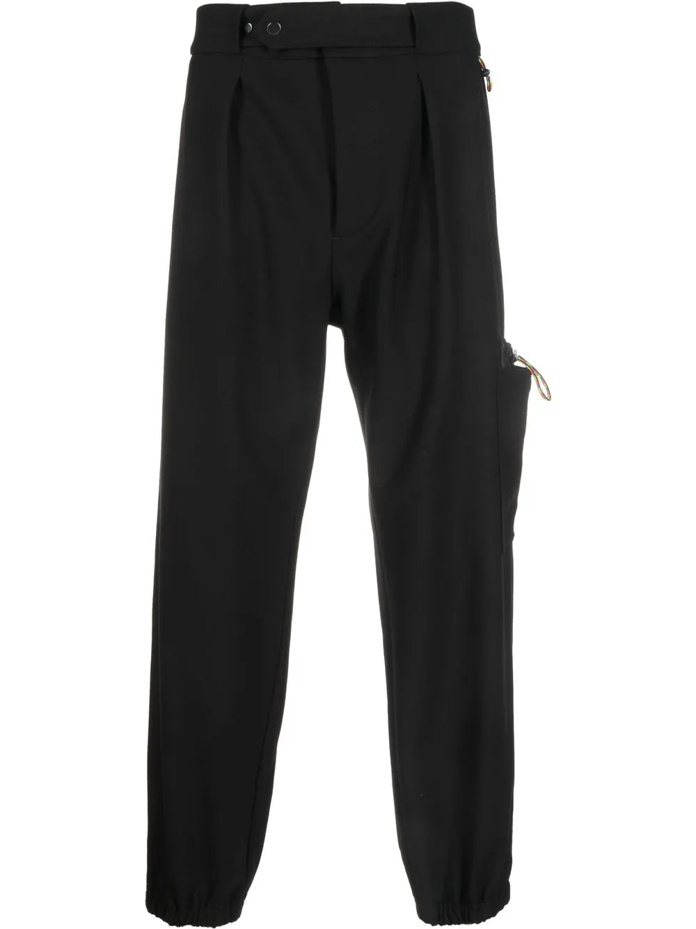 

ETRO press-stud belted utility trousers - Black