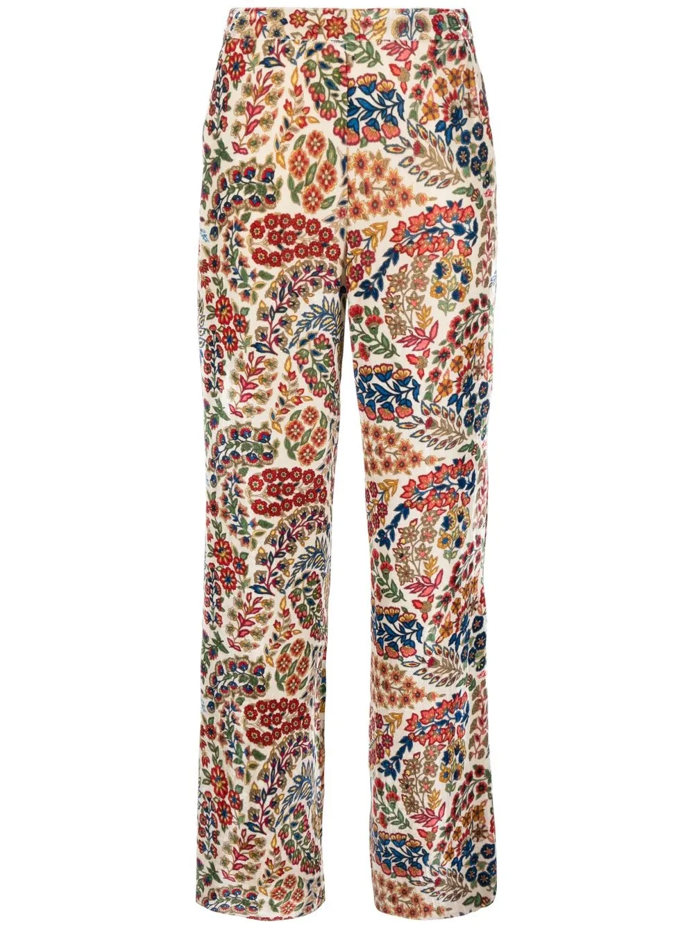 

ETRO pantalones de vestir con estampado floral - Blanco