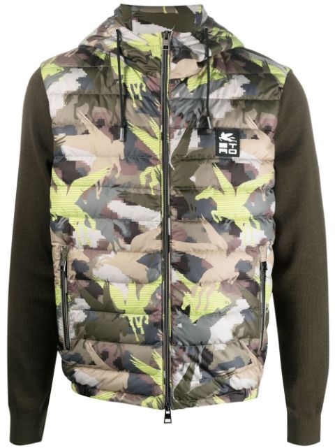 ETRO Pegaflying-print padded jacket Men