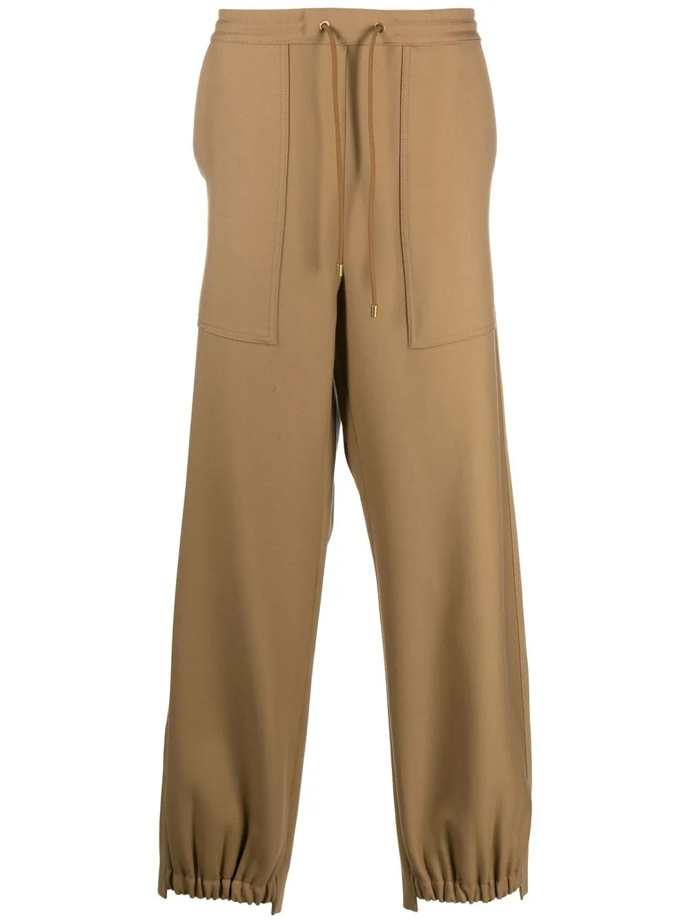 

ETRO pantalones con cordones en la pretina - Marrón