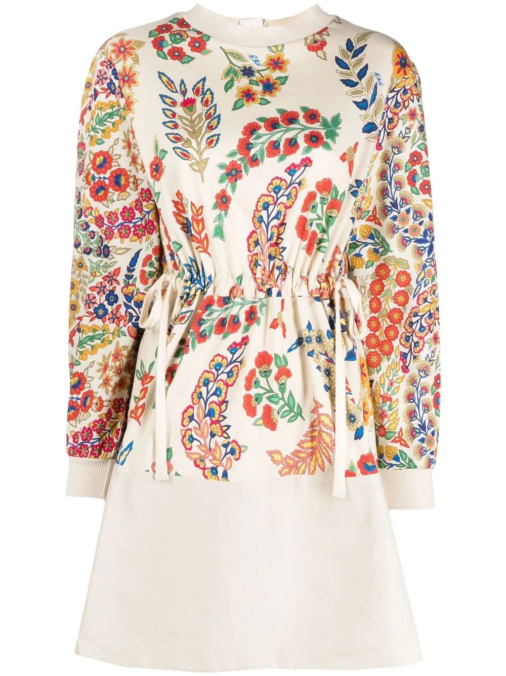 

ETRO vestido corto floral - Neutro