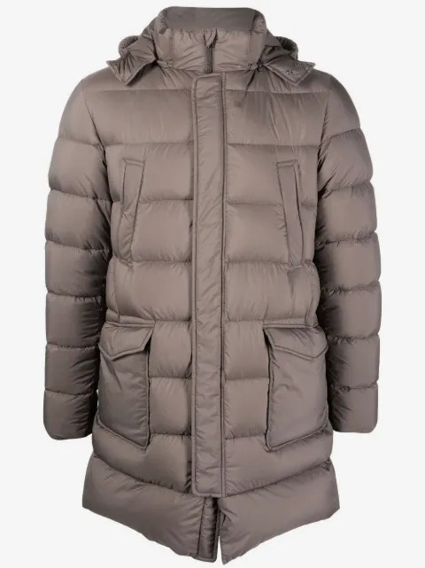 Herno padded hooded down coat