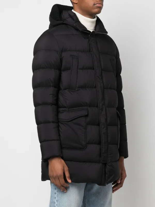 Herno Padded Down Coat | Black | FARFETCH