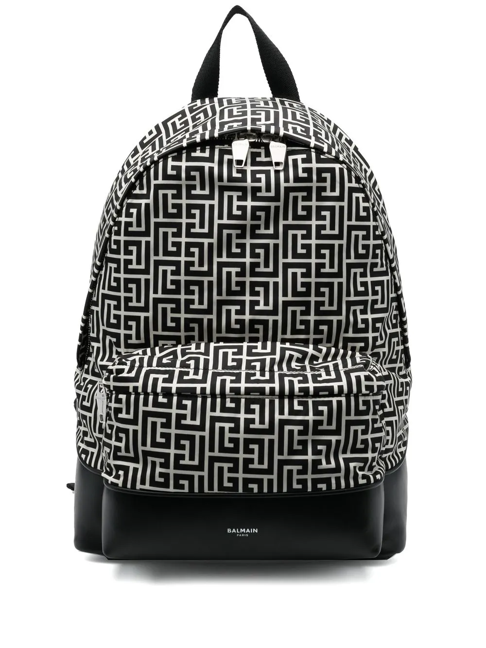 Balmain logo-print Panelled Backpack - Farfetch