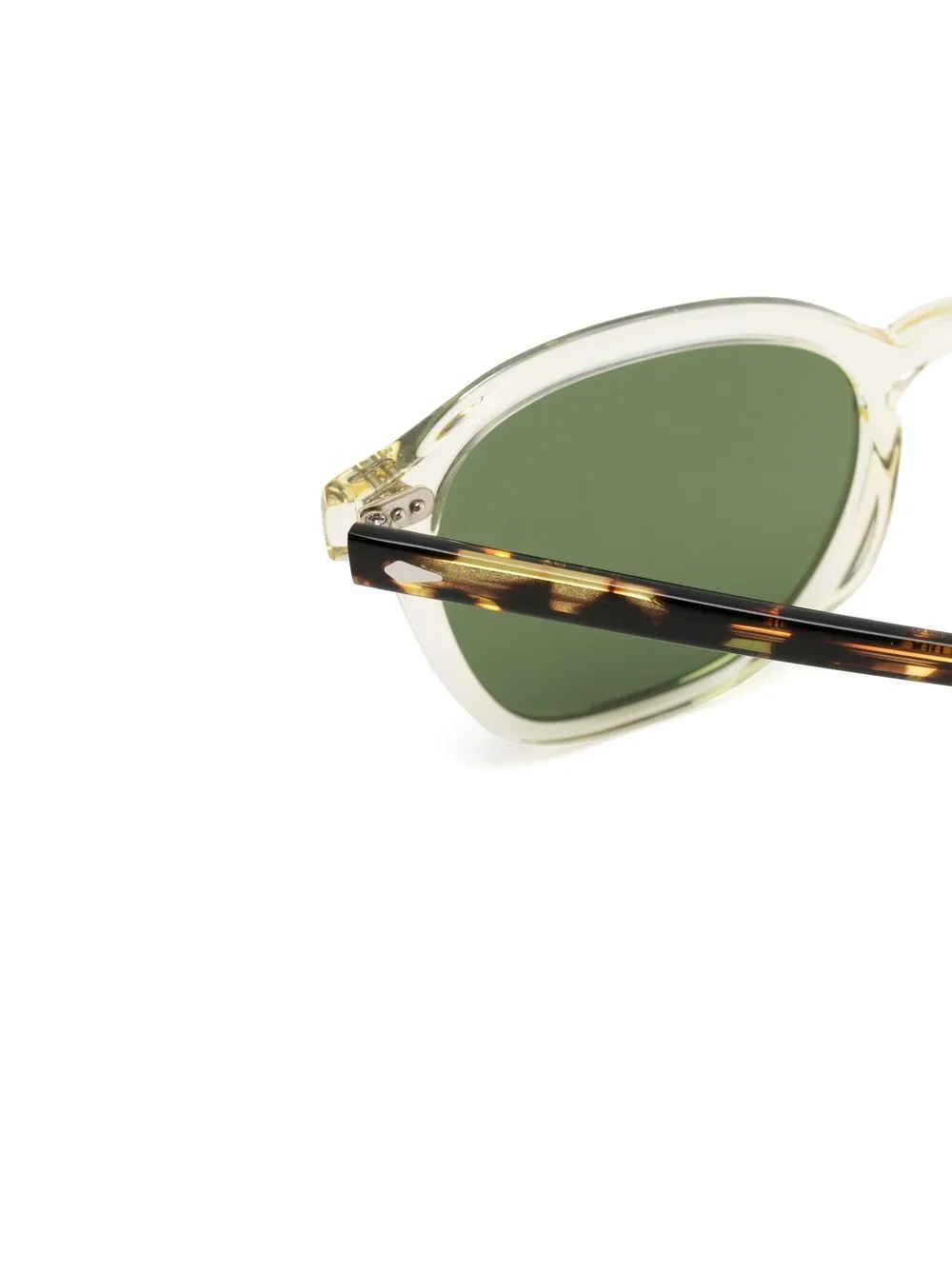  Moscot Eckige Vantz Sonnenbrille   Grün 
