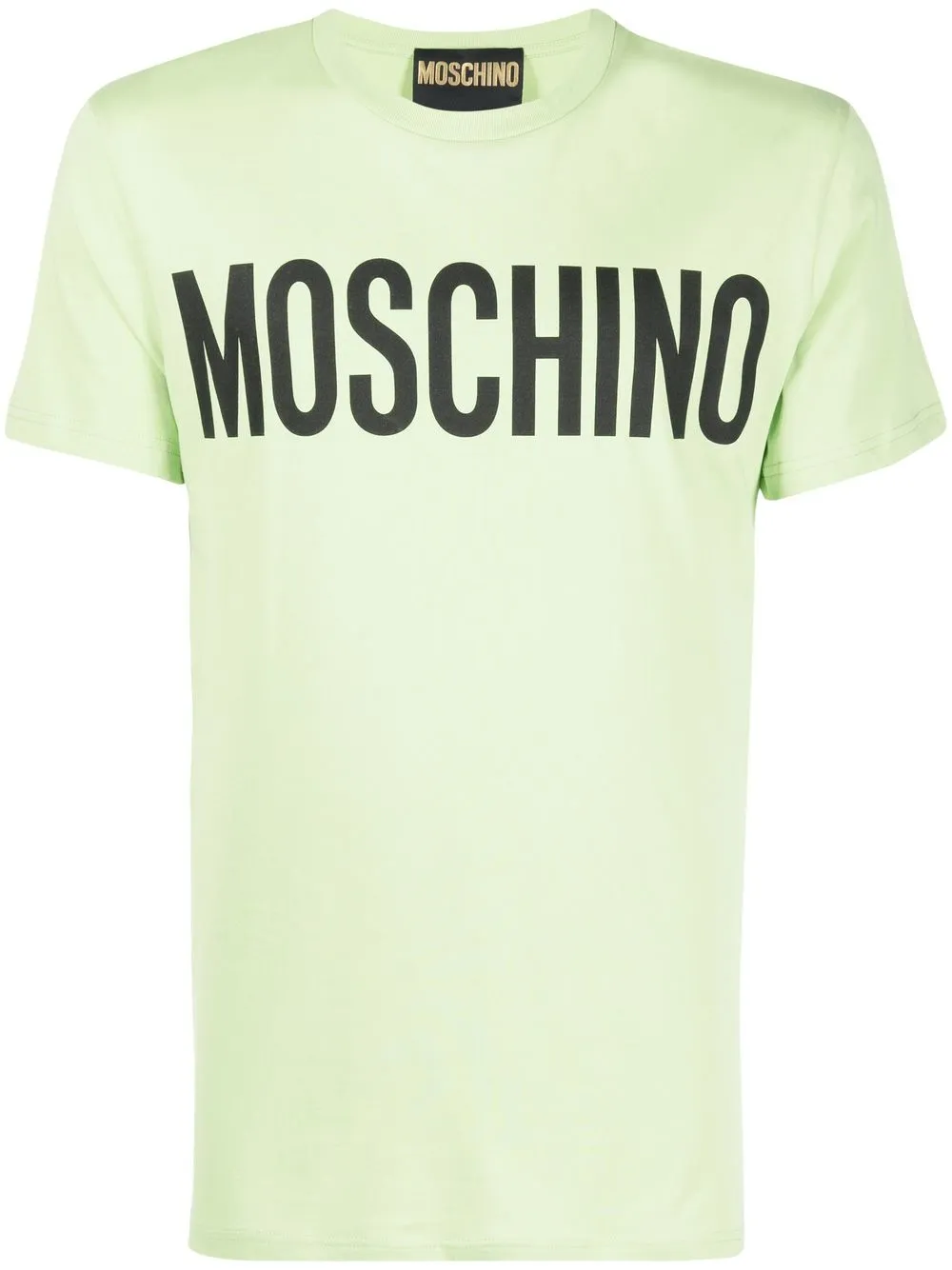 

Moschino playera con logo estampado - Verde