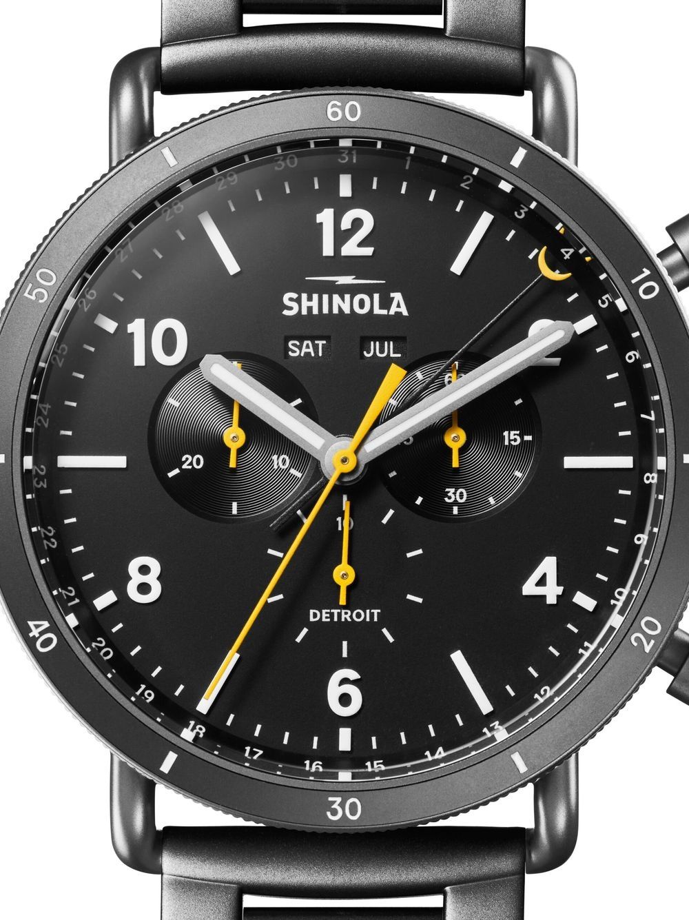 Shinola Canfield Sport 45 mm horloge - Zwart