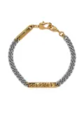 Capsule Eleven two-tone curb-chain bracelet - Gold