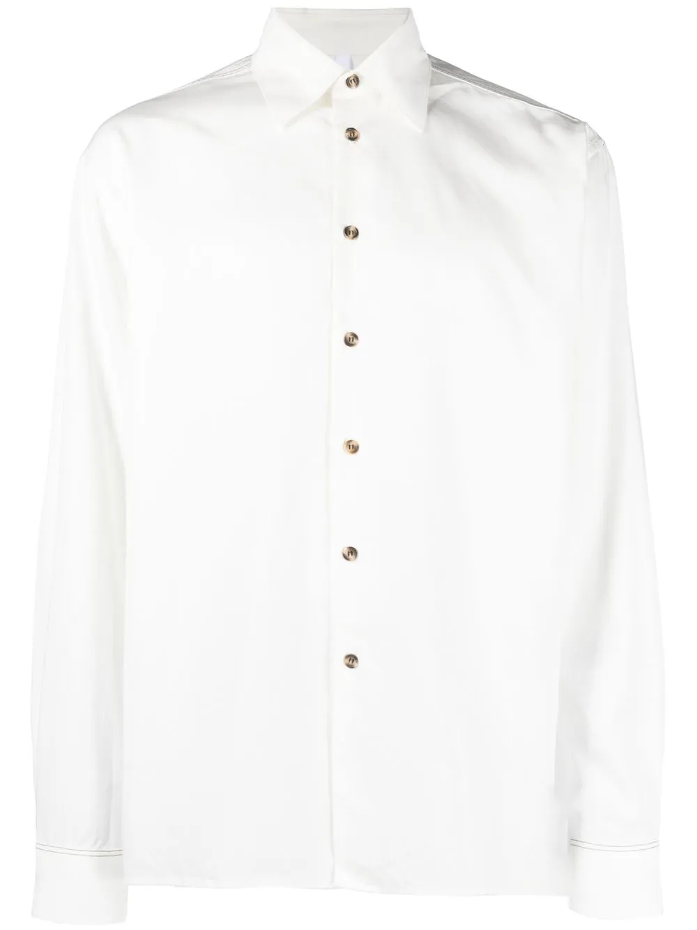 

Soulland camisa ajustada con botones - Blanco