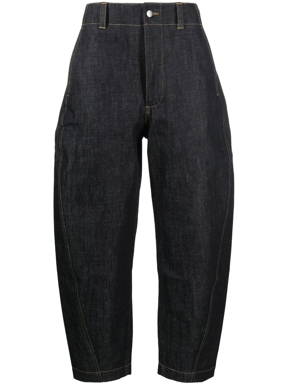 

Studio Nicholson jeans anchos con tiro alto - Azul