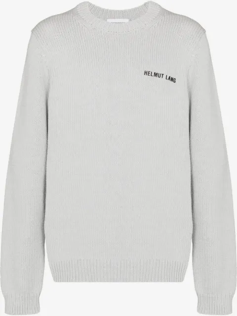 Helmut Lang كنزة بحياكة مضلعة وأجزاء مخيوطة