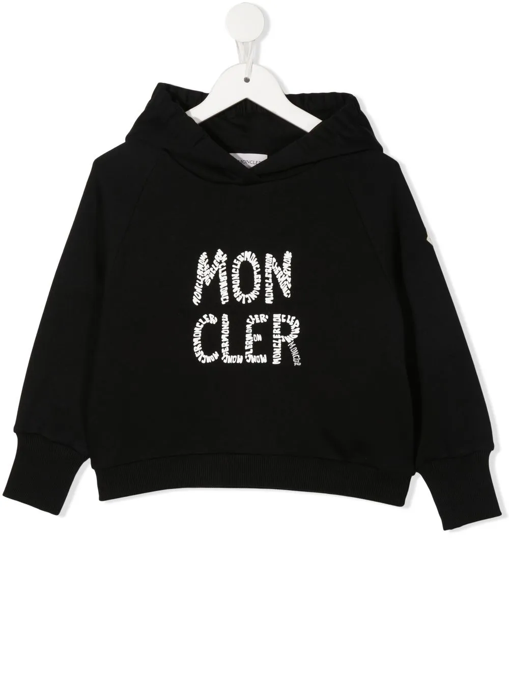 

Moncler Enfant hoodie con logo estampado - Negro