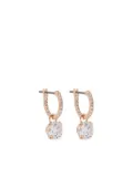 Swarovski Stilla drop earrings - White