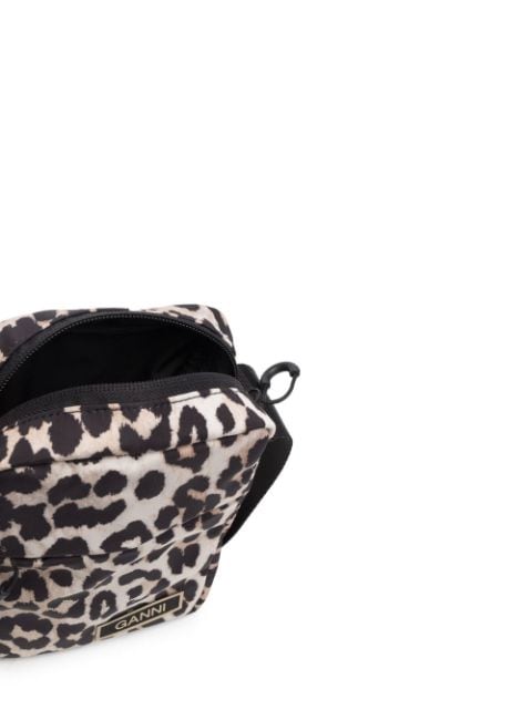 GANNI leopard-print Crossbody Bag - Farfetch