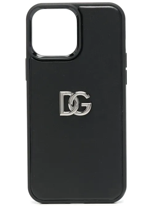 Coque d'iPhone 13 Pro Max à plaque logo - Dolce & Gabbana - Modalova