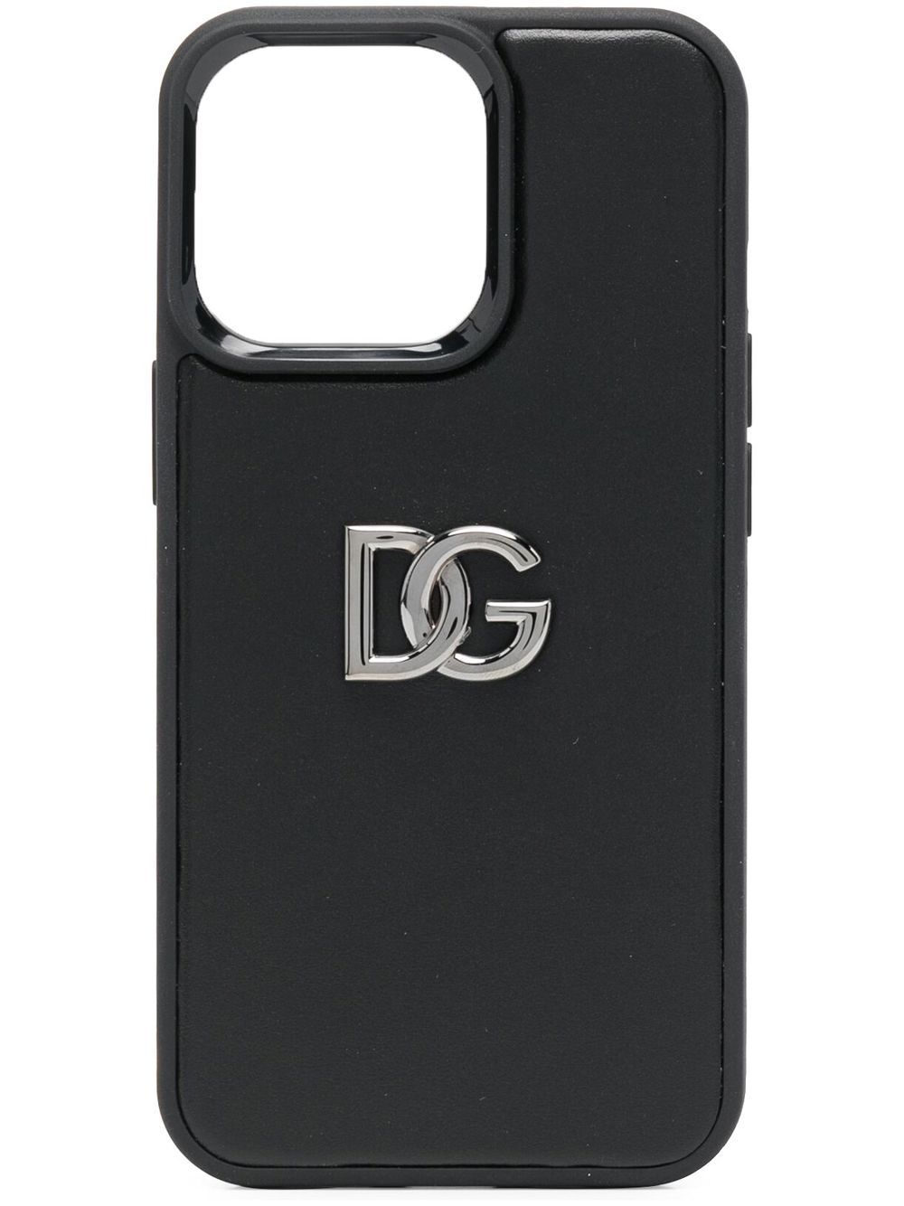 Dolce & Gabbana Logo Plaque Iphone 13 Phone Case In Black