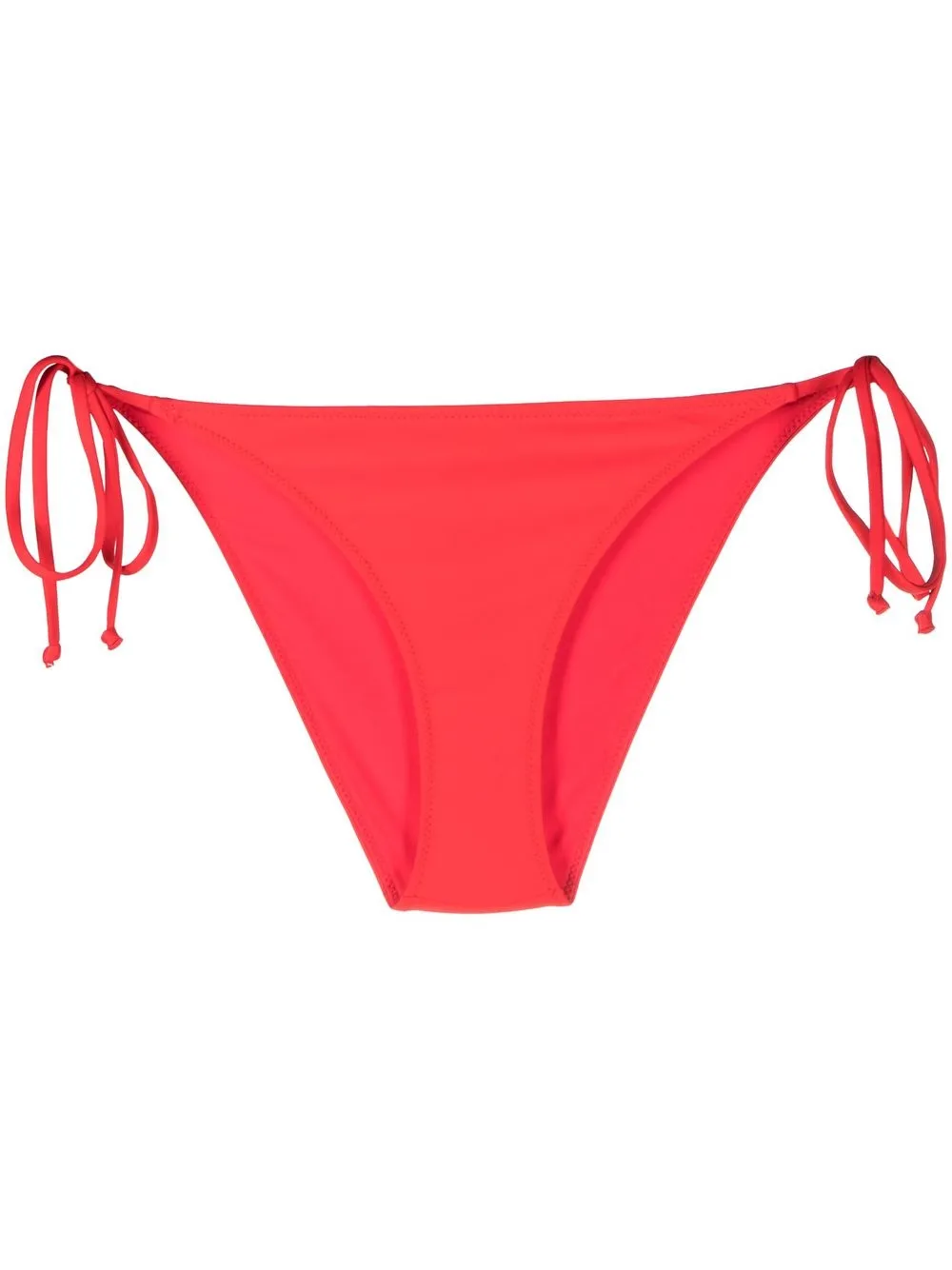 

GANNI bikini bottom con lazos laterales - Rojo