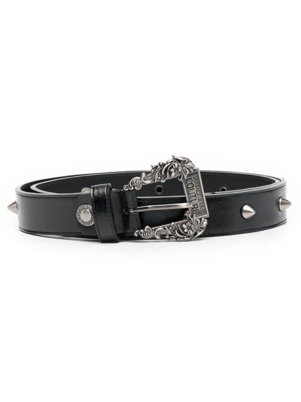 Versace Jeans Couture Logo Buckle Belt 