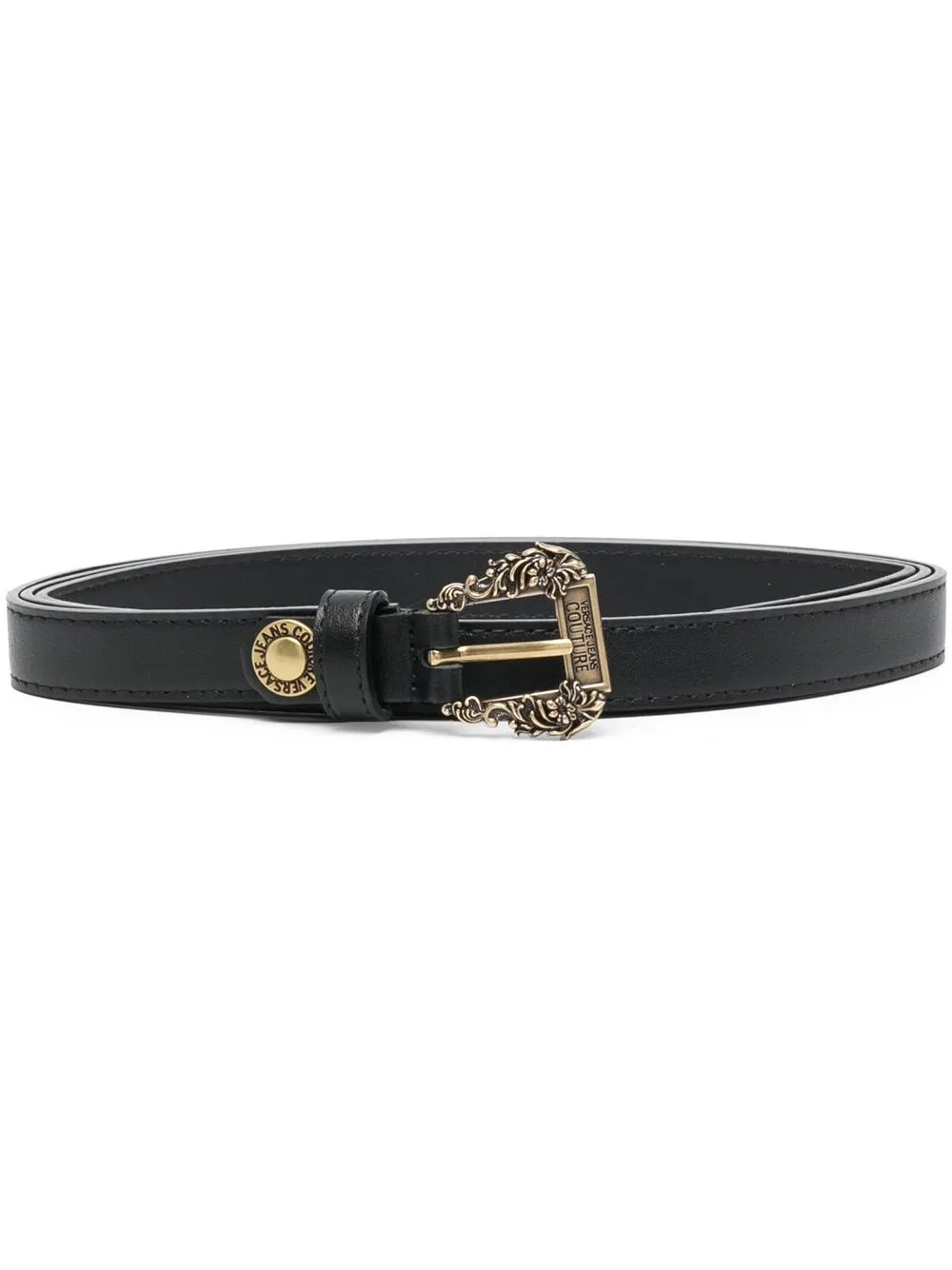 

Versace Jeans Couture logo buckle belt - Black