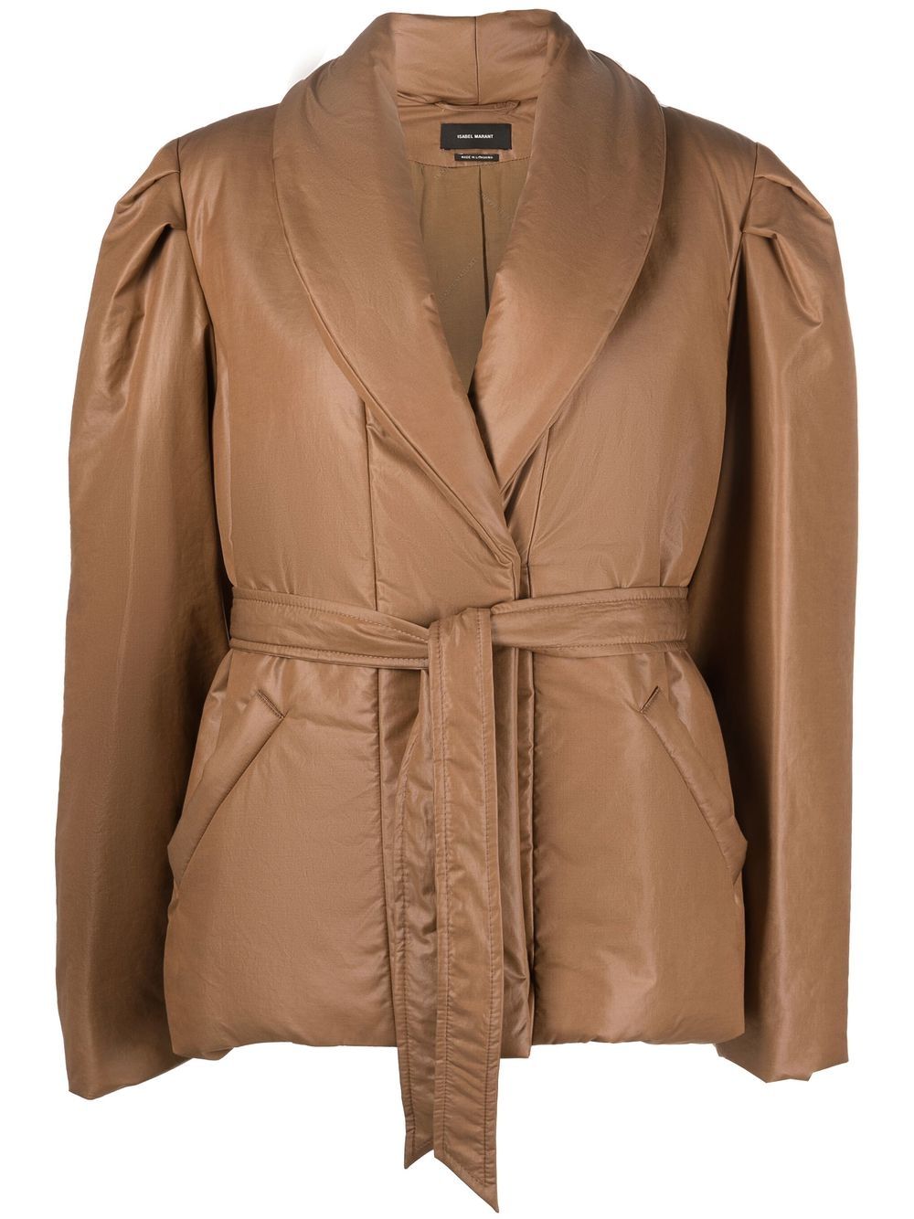 

Isabel Marant Cilabadi padded jacket - Brown