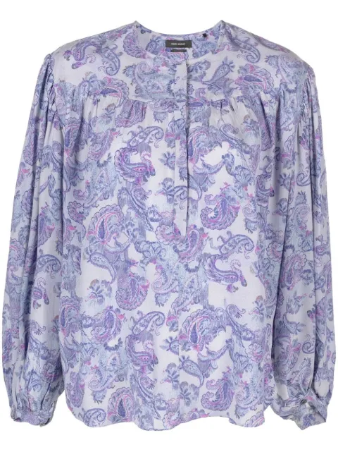 ISABEL MARANT blusa con estampado Brunille