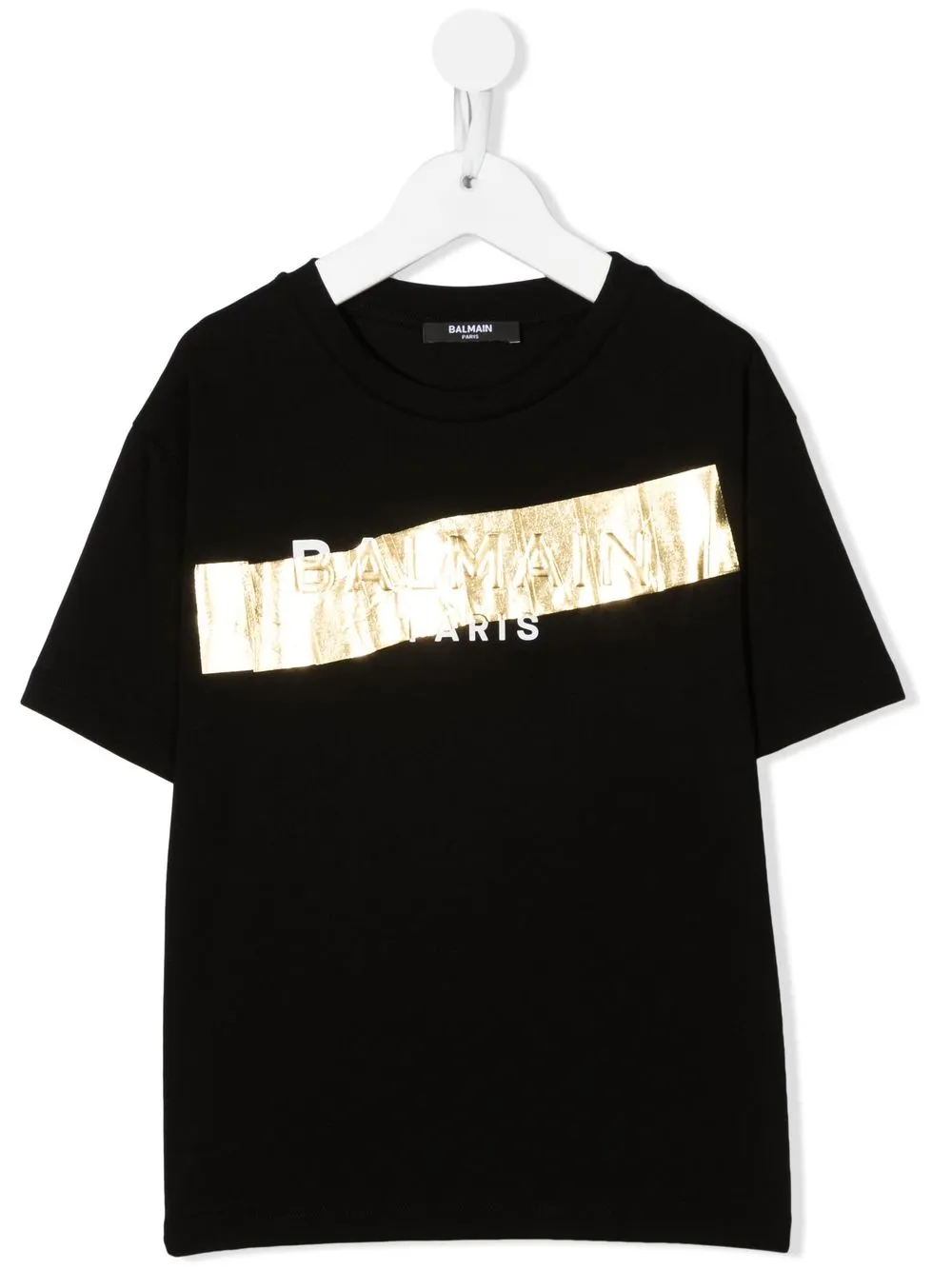 

Balmain Kids logo crew-neck T-shirt - Black