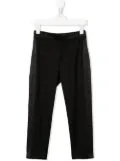 Balmain Kids logo-tape leggings - Black