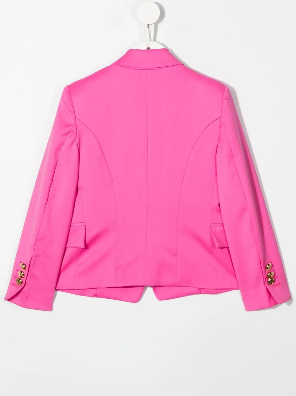 Balmain Kids Blazer met dubbele rij knopen - Roze