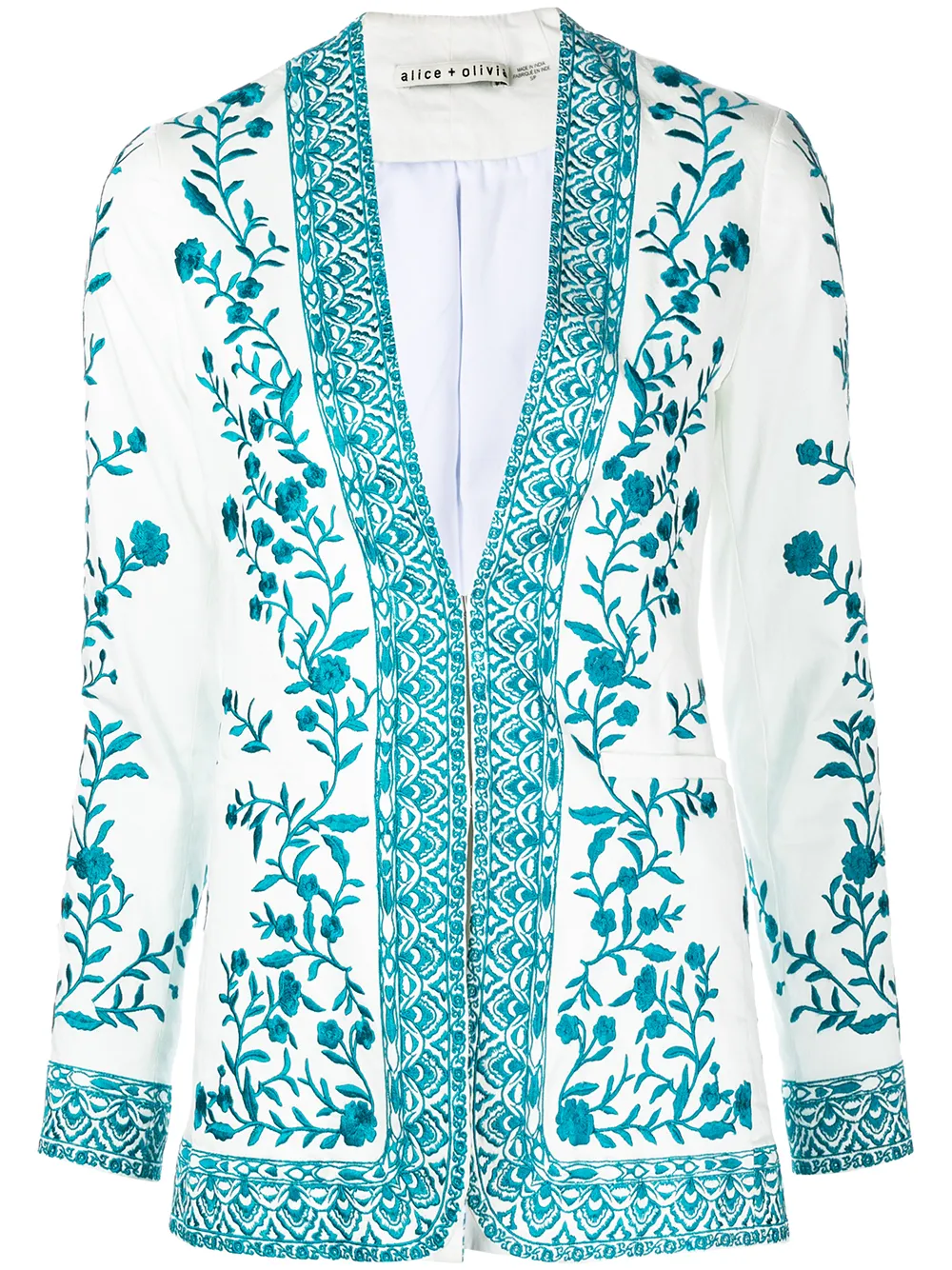 

Alice+Olivia Chriselle long sleeve blazer - Multicolour