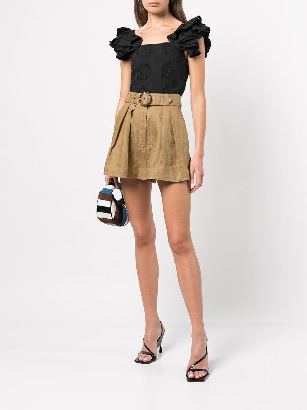 ALICE & OLIVIA, Tawny Cropped Top, Women