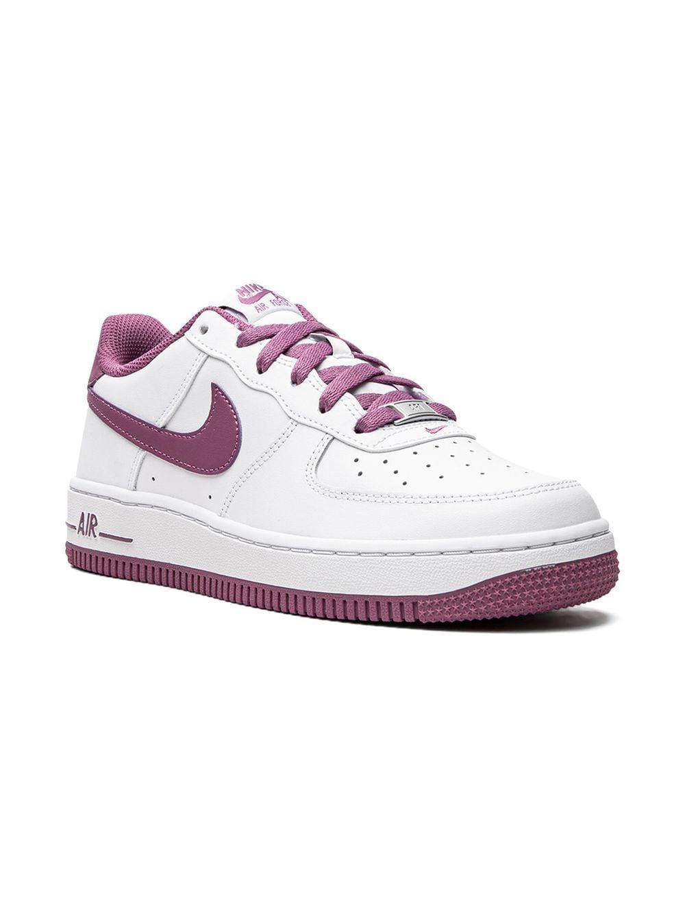 Image 2 of Nike Kids Air Force 1 Low ''White Mauve'' sneakers