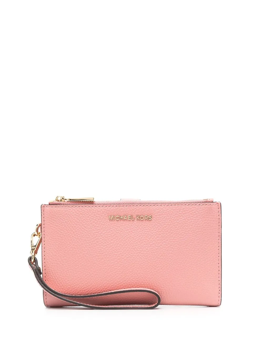 

Michael Michael Kors logo-plaque leather wallet - Pink