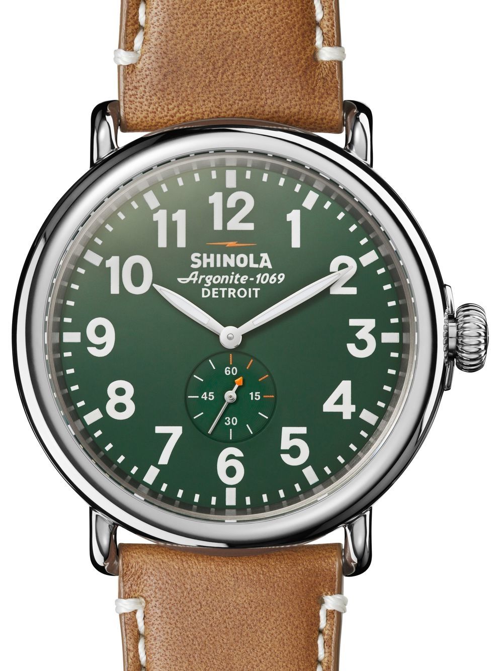 Shinola Runwell 47 mm horloge - Groen