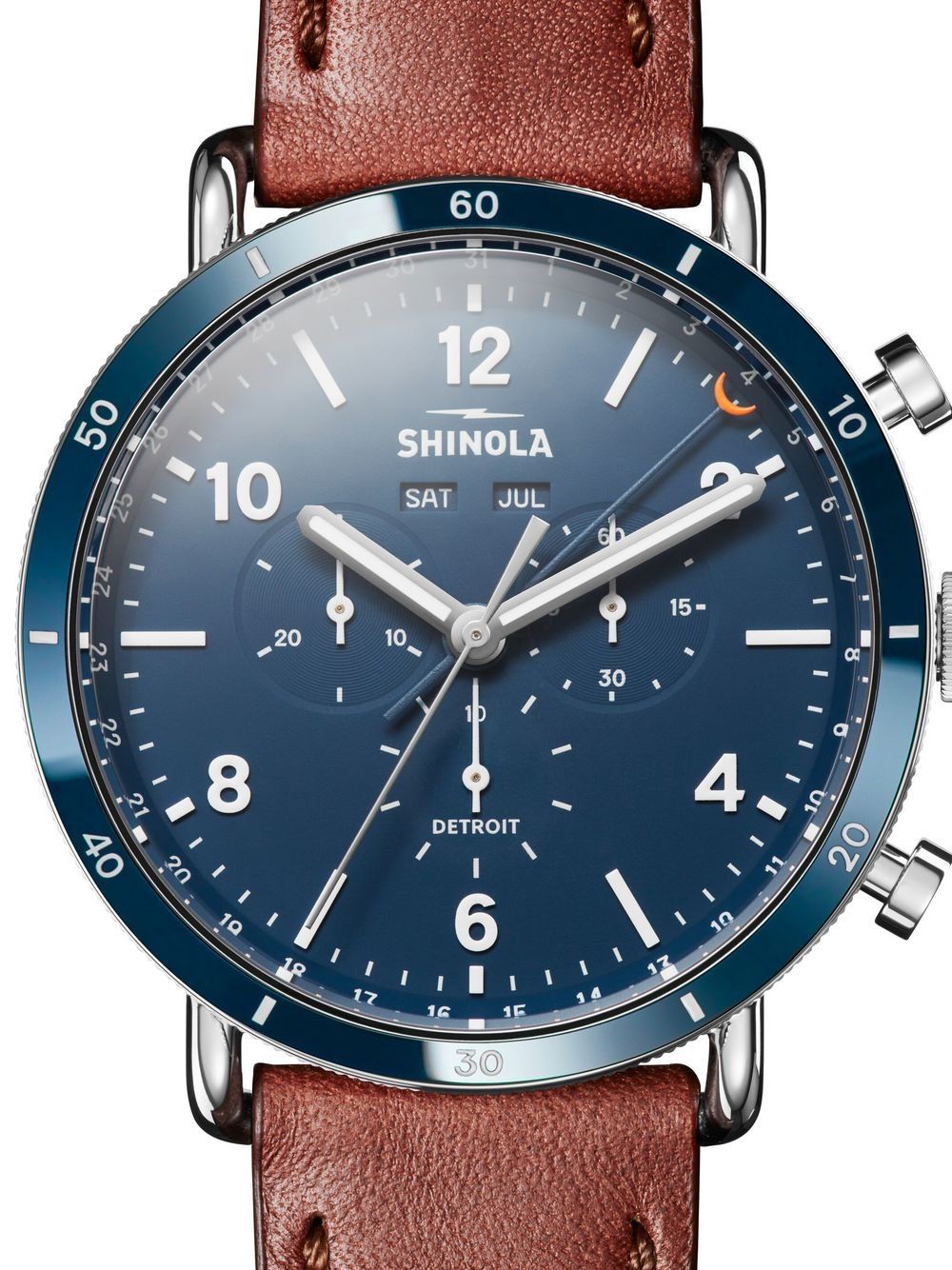 Shinola Canfield Sport 45 mm horloge - Blauw