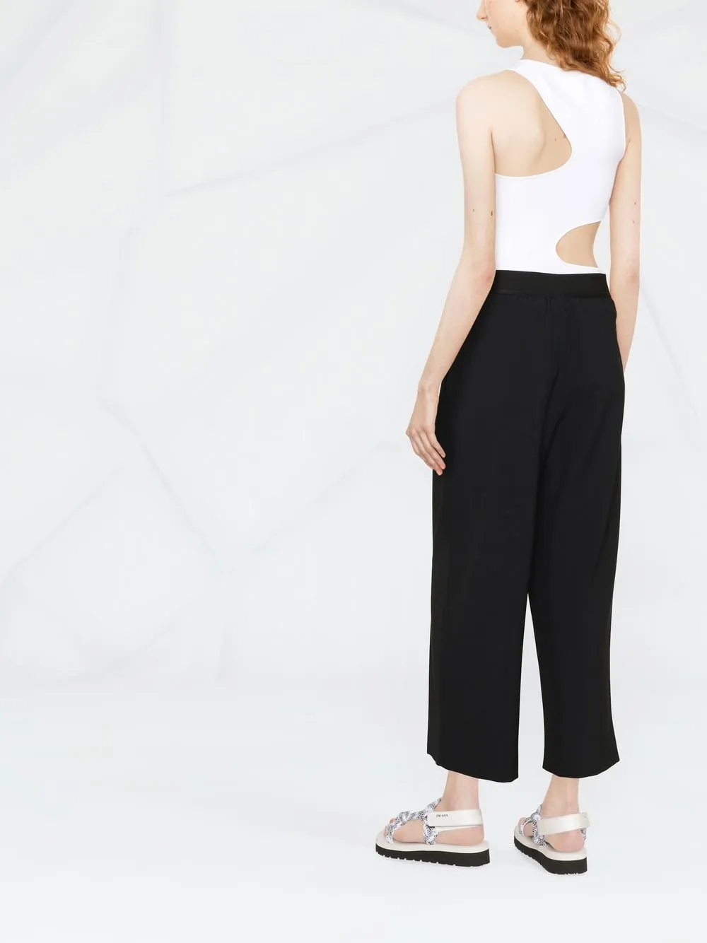 Cheap Stella McCartney wide-leg cropped trousers Women