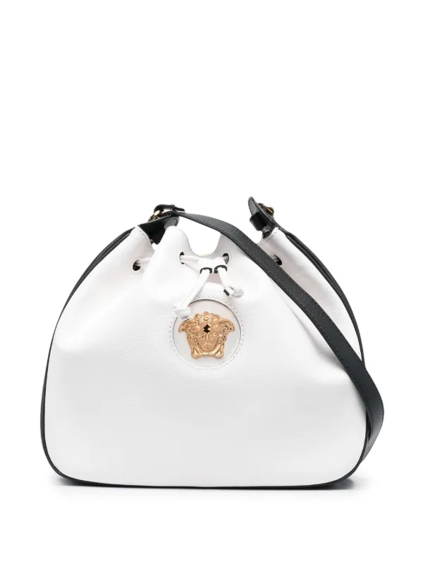 Versace Medusa-plaque Leather Tote Bag 