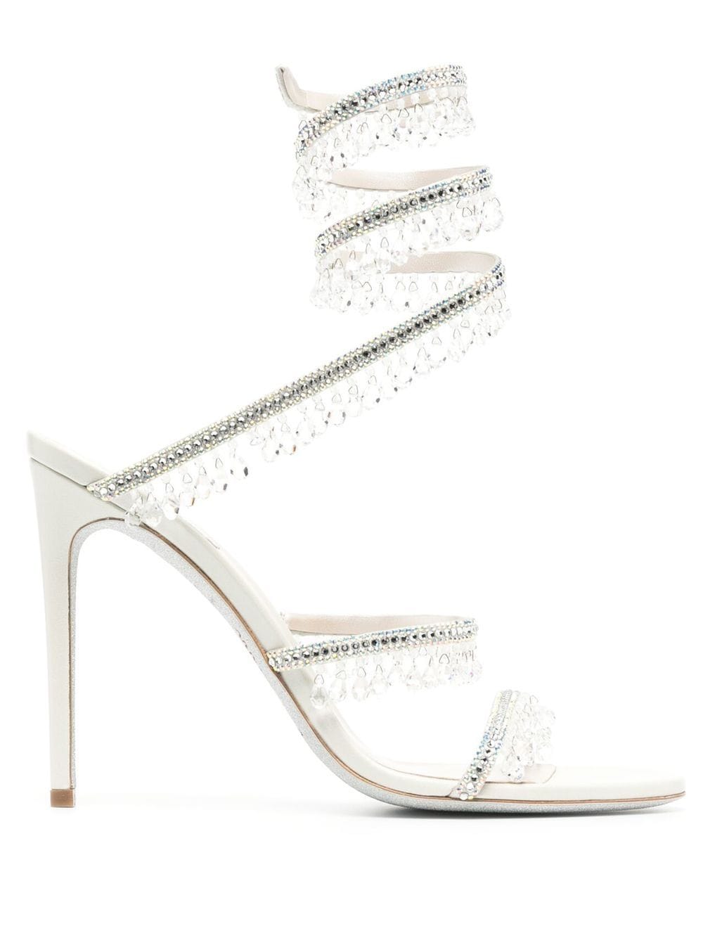 René Caovilla Chandelier 105mm crystal-embellished Sandals - Farfetch