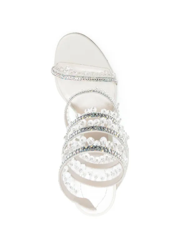 RENE CAOLILLA サンダル René Caovilla Chandelier 105mm crystal-embellished Sandals