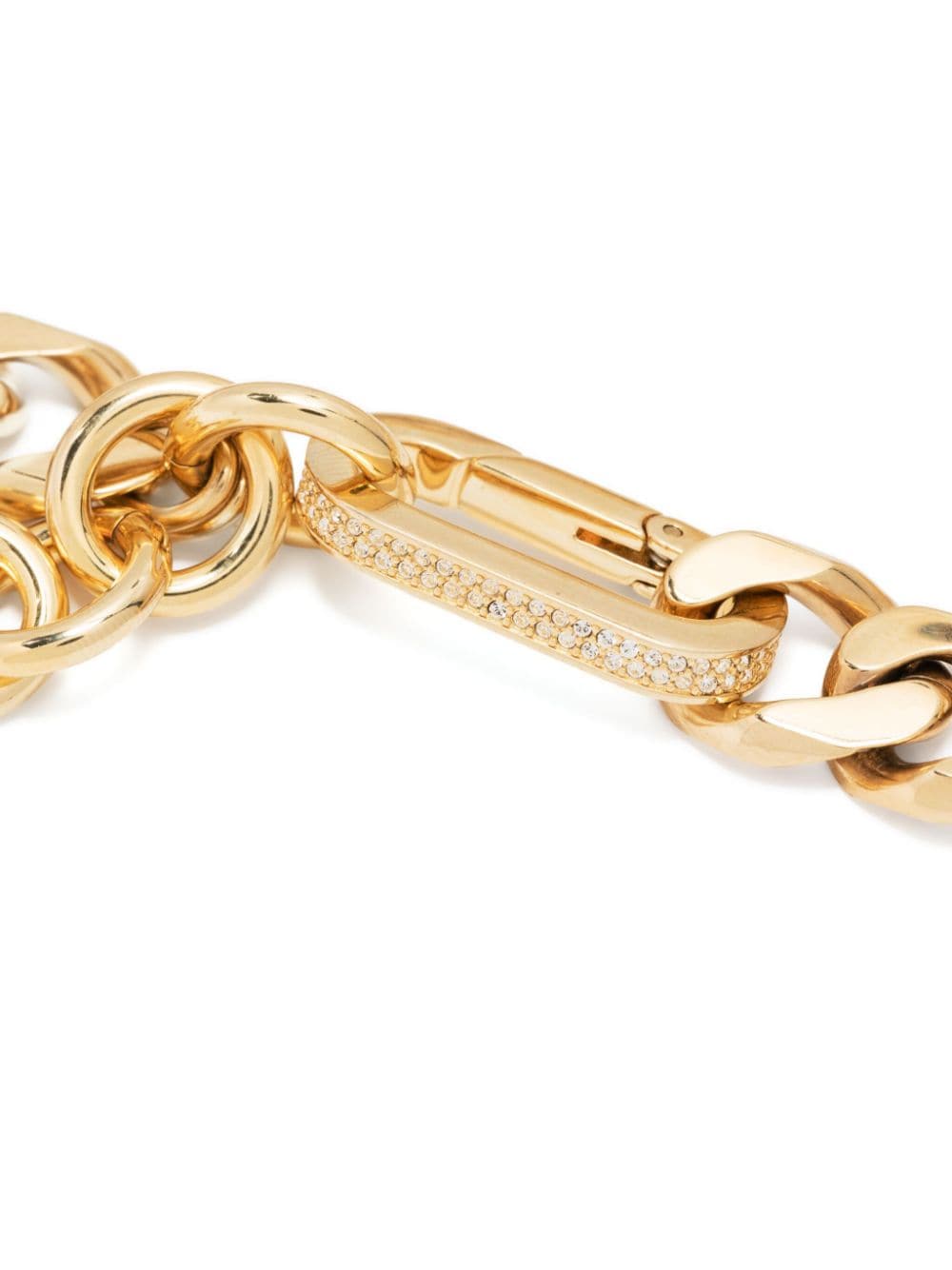 Shop Swarovski Dextera Pavé Necklace In Gold