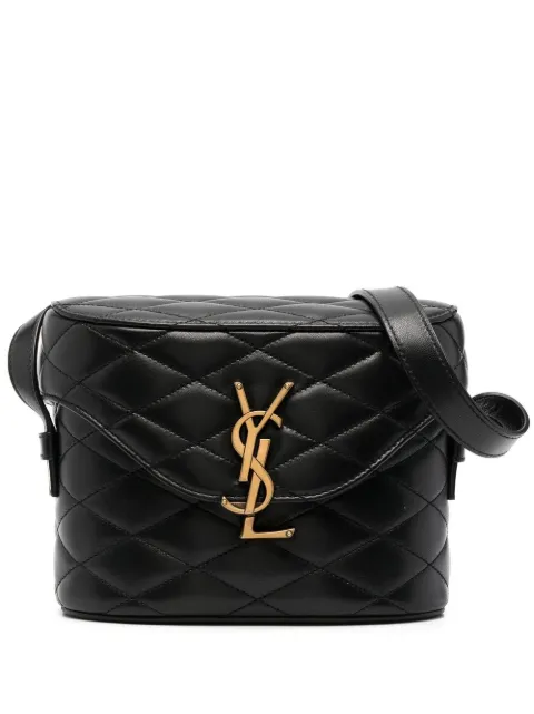 Saint Laurent June diamond-quilt crossbody bag WOMEN