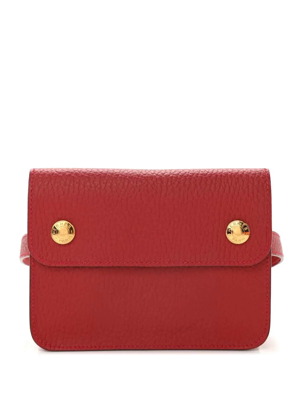 

Hermès pre-owned engraved-button belt bag - Red