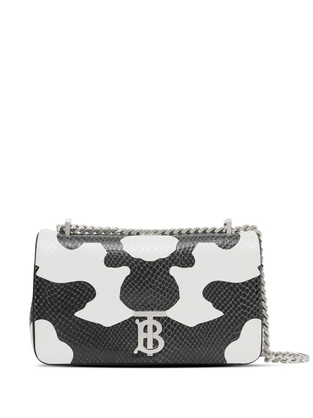 

Burberry small Lola animal-print shoulder bag - Black