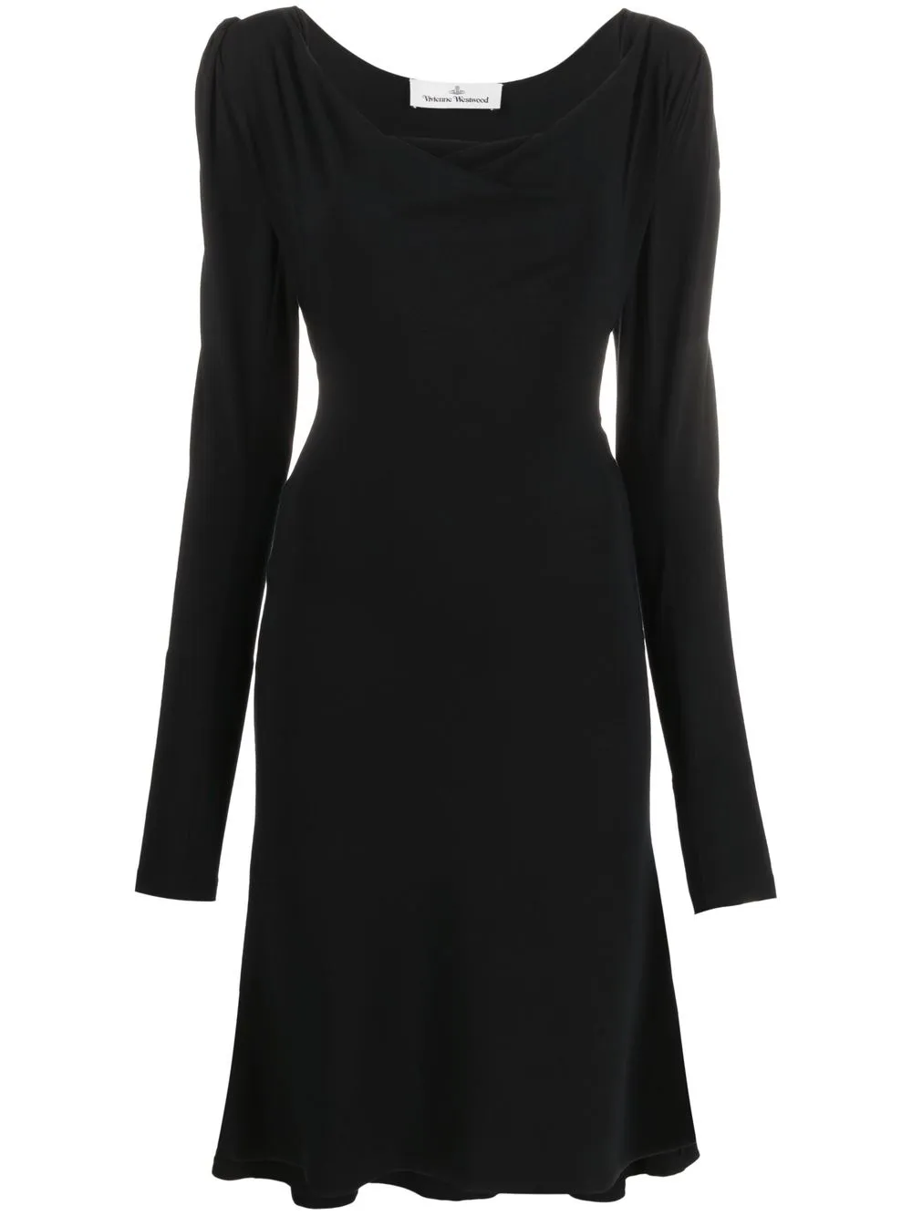 

Vivienne Westwood vestido con cuello cuadrado - Negro