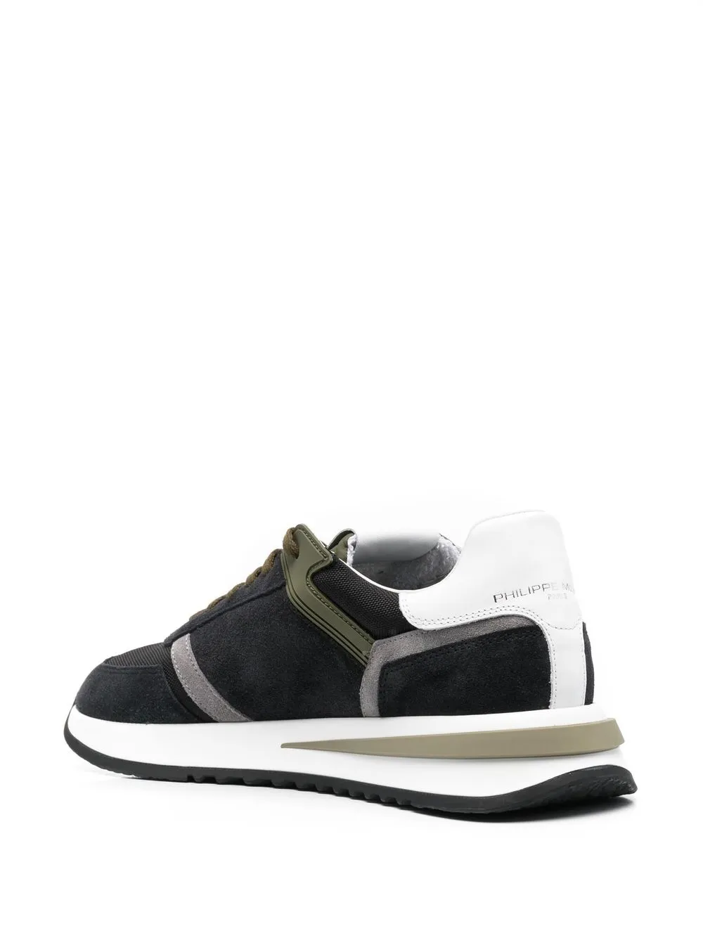  Philippe Model Paris Sneakers Mit Wildledereinsätzen   Schwarz 